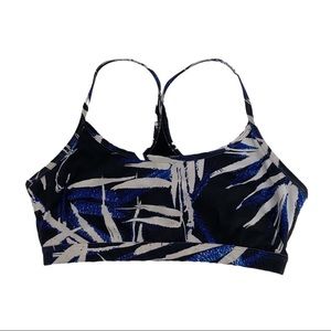 Great Fabletics Sports Bra With Leaf Pattern